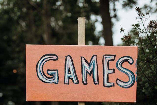 Wedding signs at The Barn