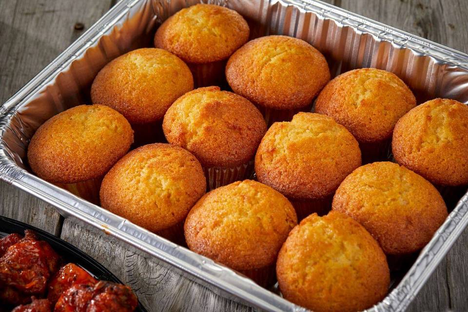 Honeybutter cornbread muffins