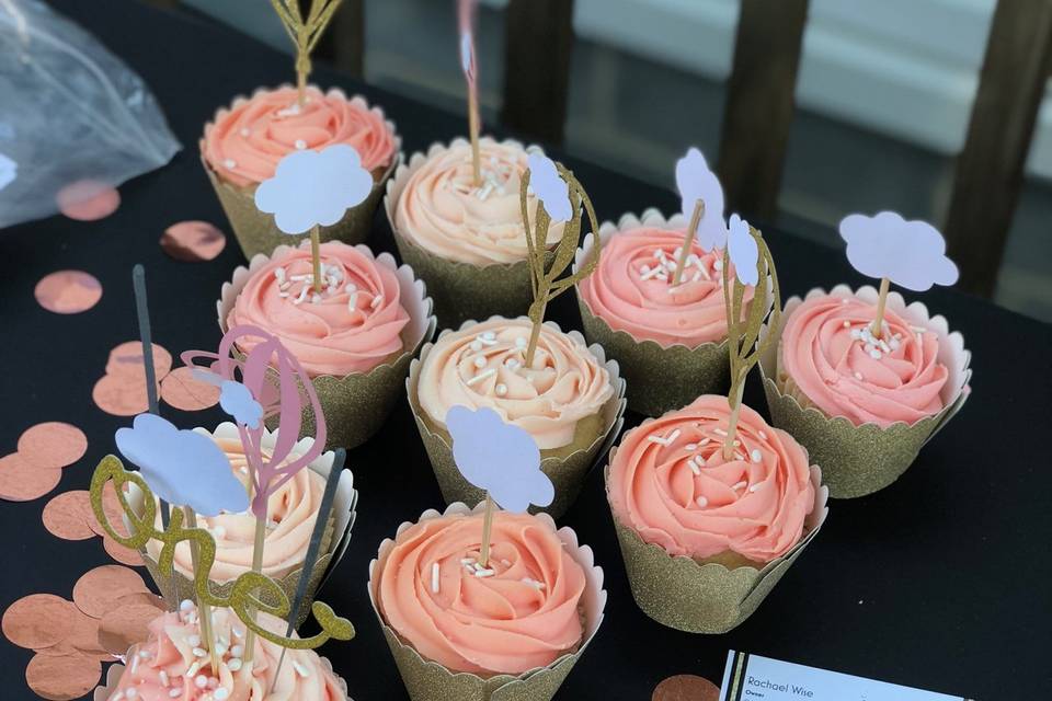 1st birthday cupcakes