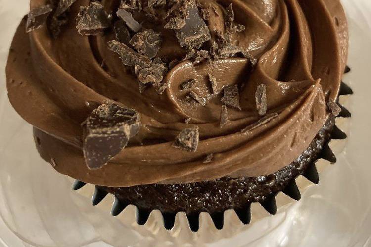 Triple chocolate cupcake