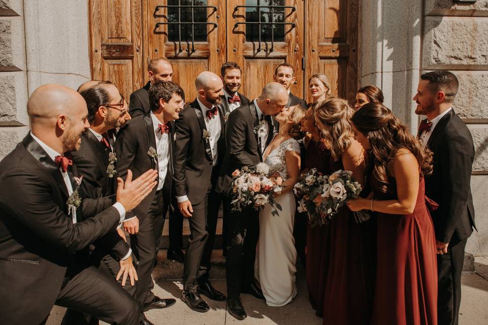 Bridal Party - Wooden Door