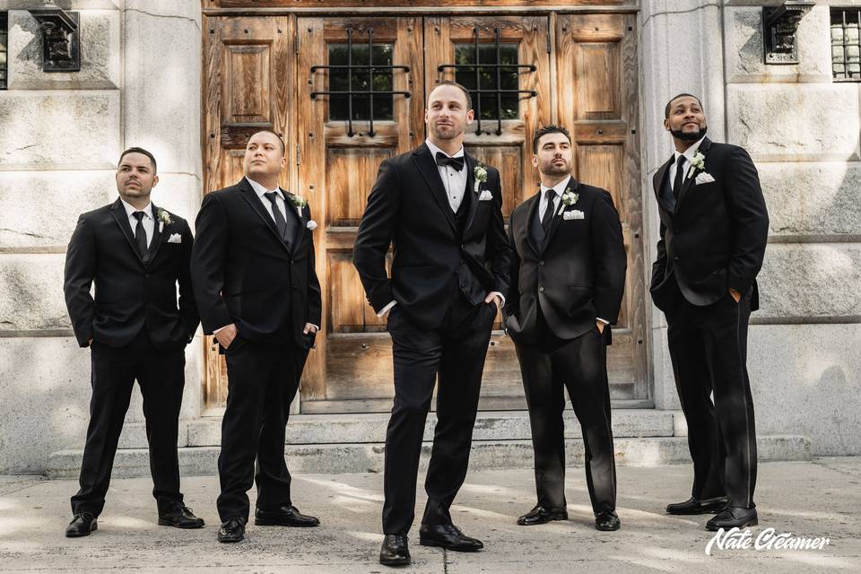 Groomsmen - Wooden Door