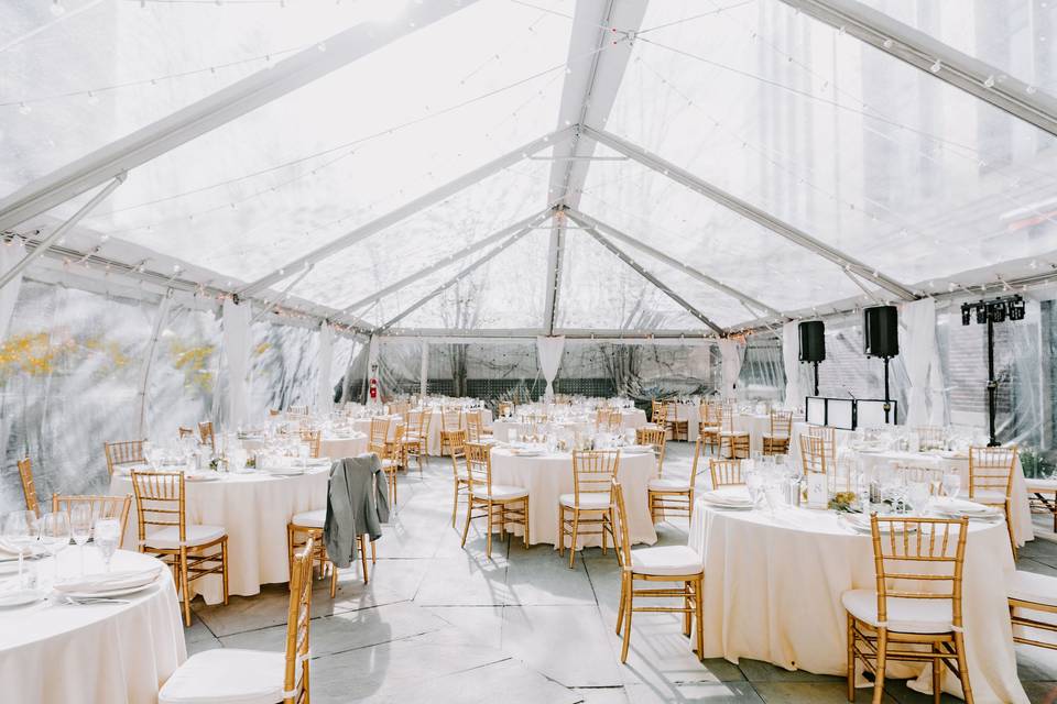 Tent Reception - The Yard