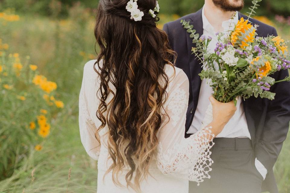 Boho Bridal Hair