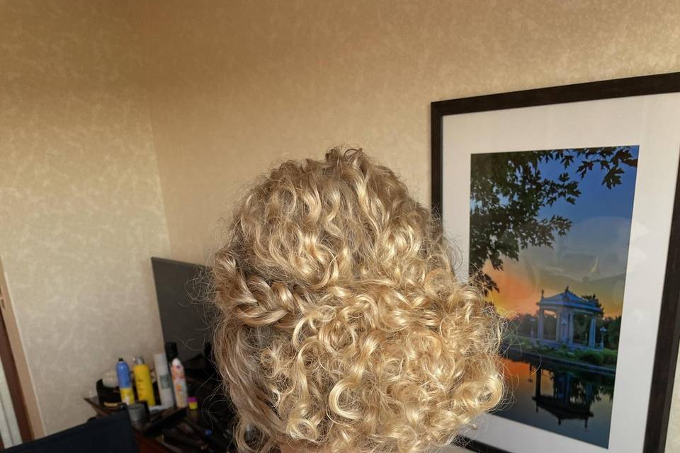 Naturally Curly Updo