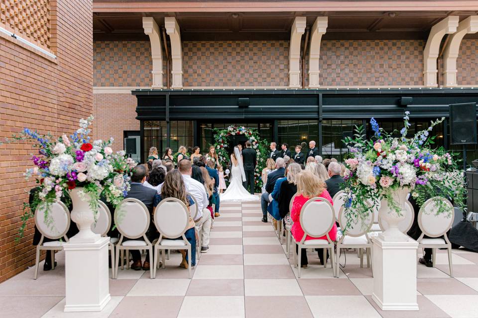 Outdoor ceremony