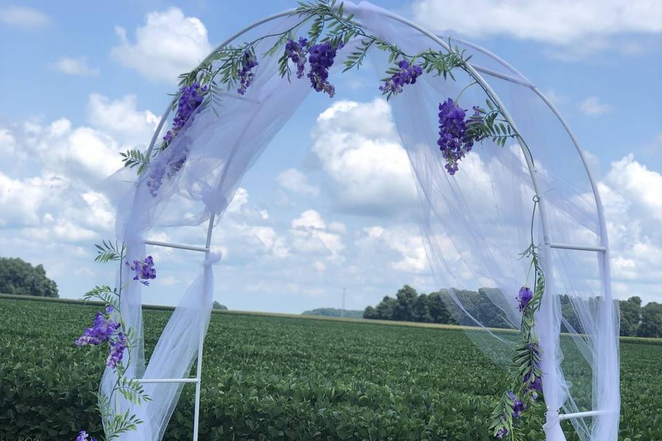 Simple Wedding Arch