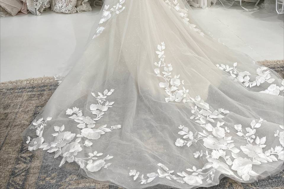Detailed wedding dress
