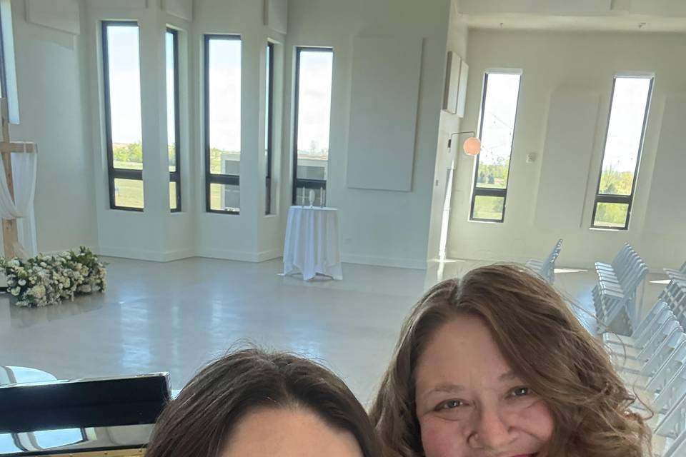 Kyara with Rachel (violinist)