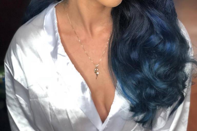 Blue hair