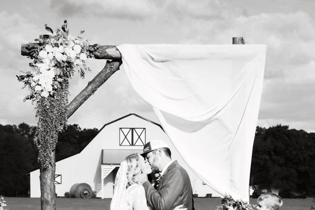 Ceremony hosted outside