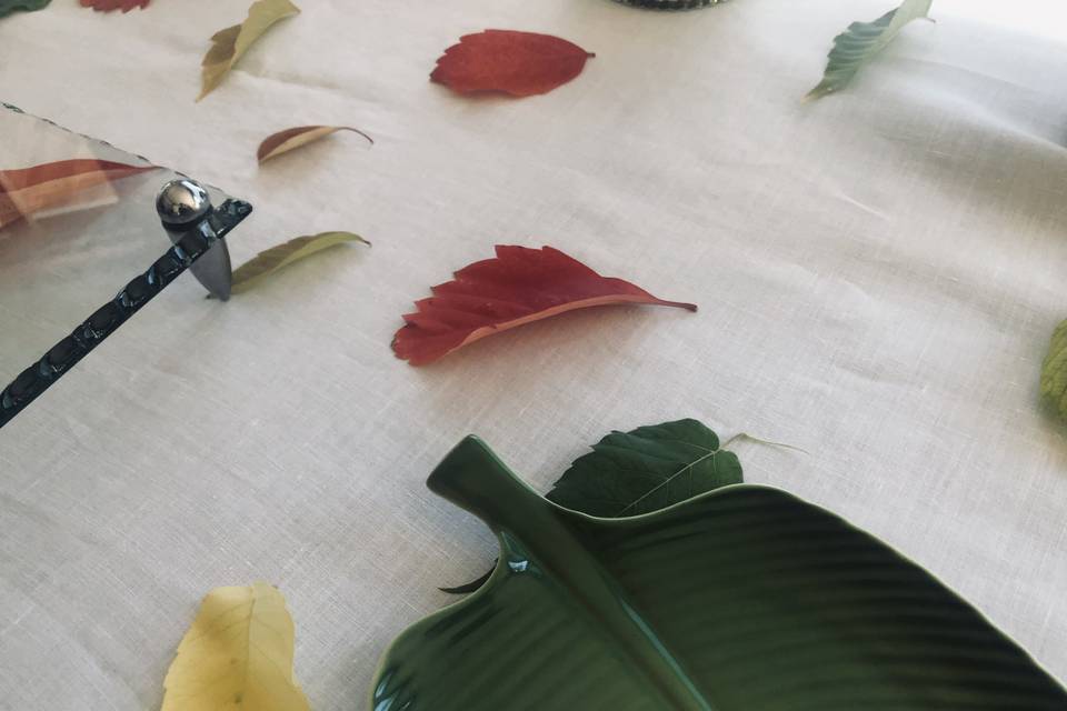 Fall leaves Table Set