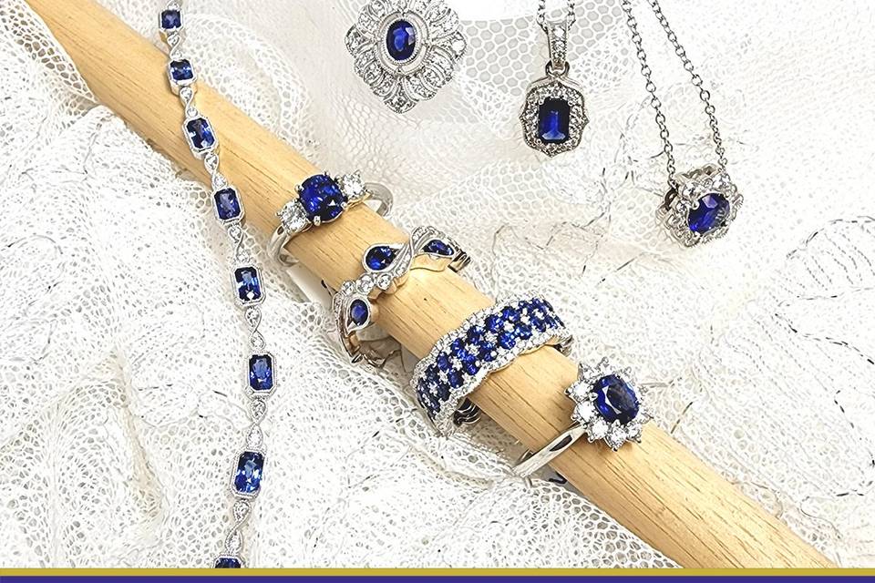 Something blue jewelry