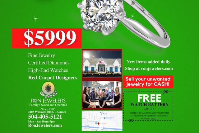 Ron Jewelers Jewelry Kenner LA WeddingWire
