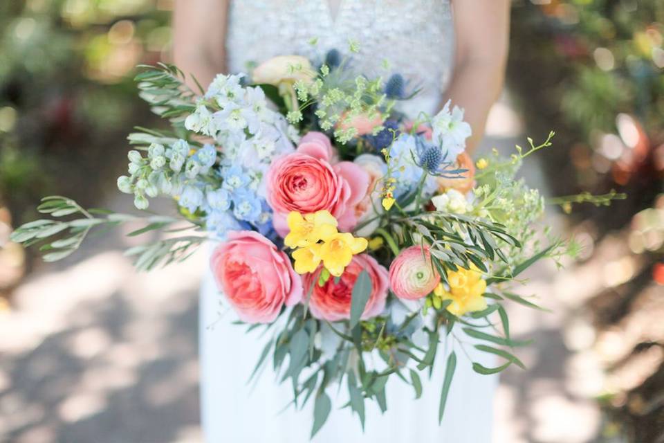 South seas island resort wedding