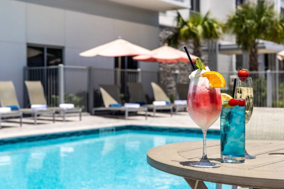 Cocktails by the Pool