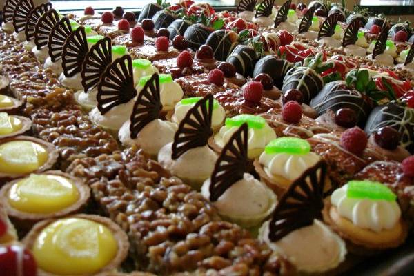 Handmade desserts with details