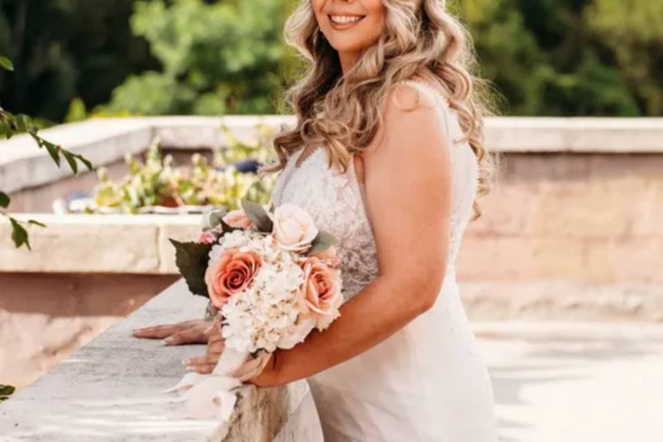 Romantic Bride in Blue