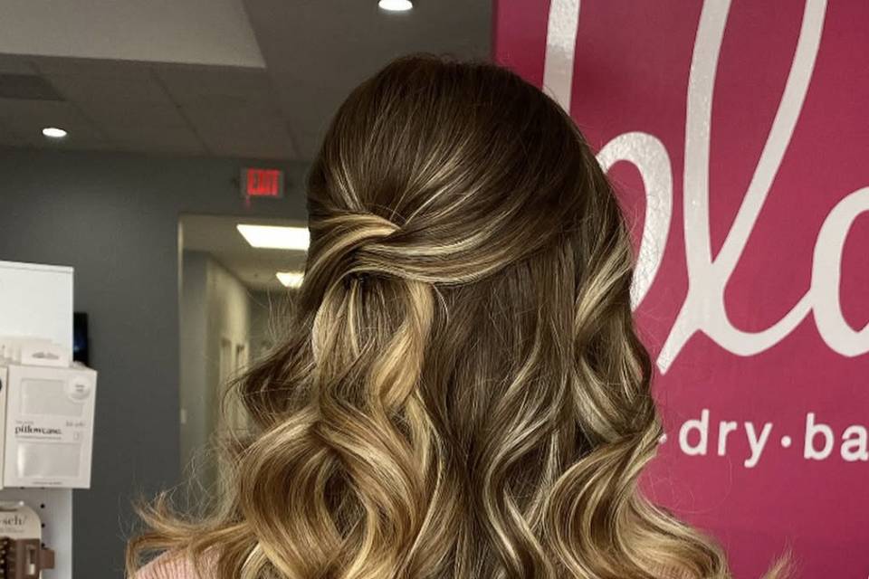 Half up half down