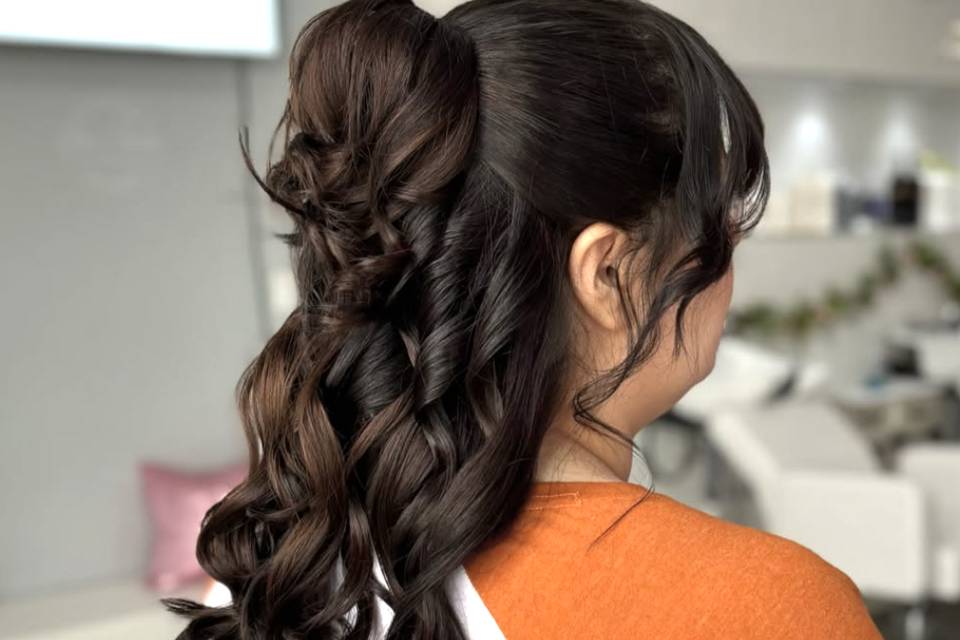 Half up half down