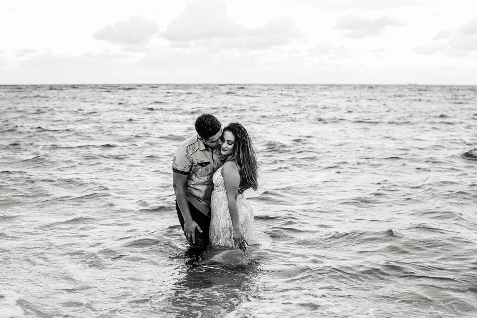 Beach photoshoot