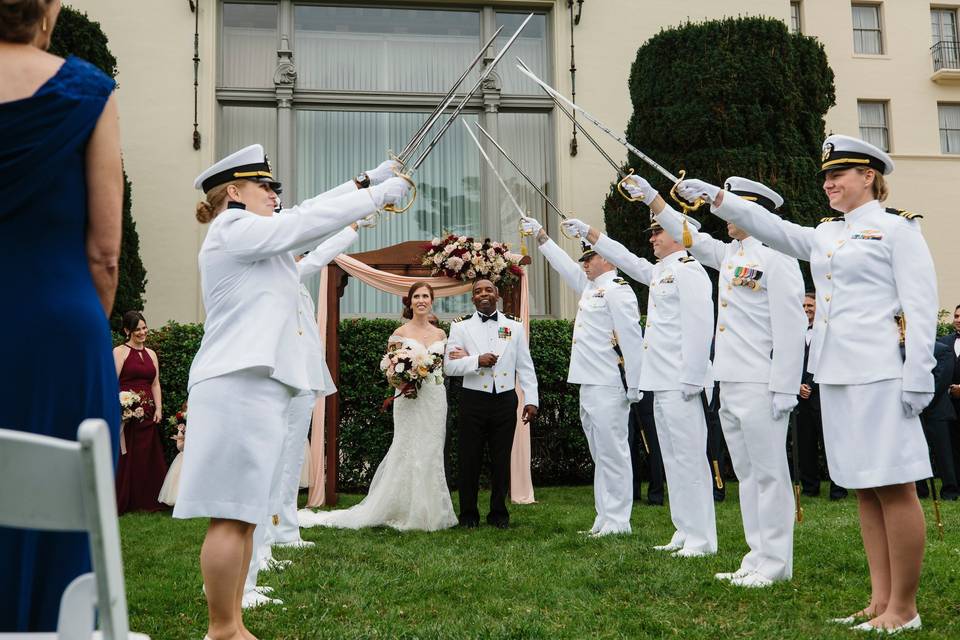 Military wedding