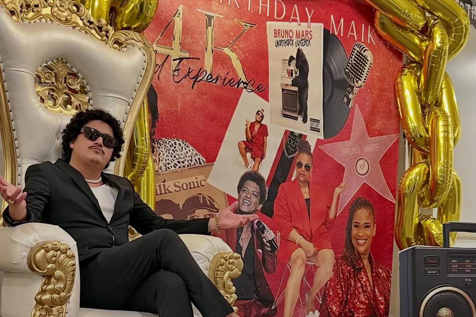 Bruno Mars Themed Party