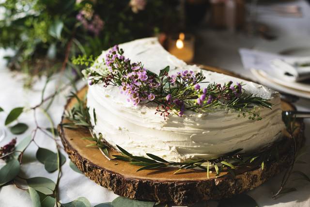 Delightful wedding cake