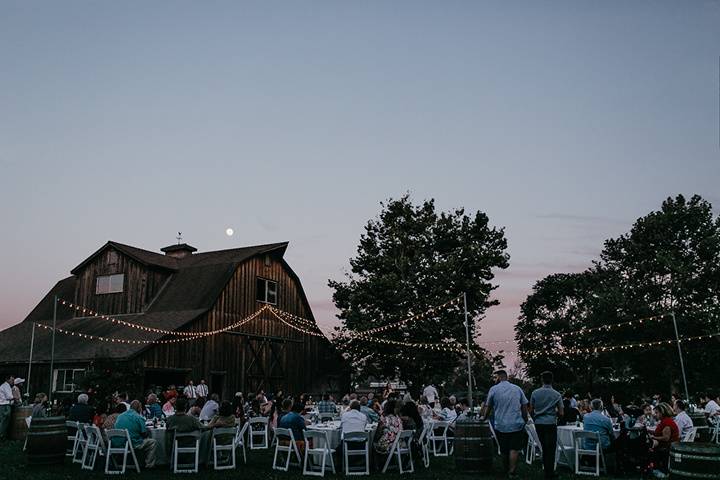 Full moon rising