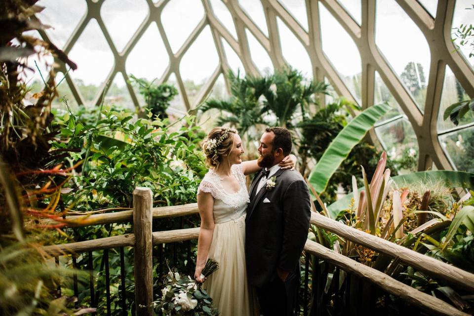 Water Garden Gazebo Elopement