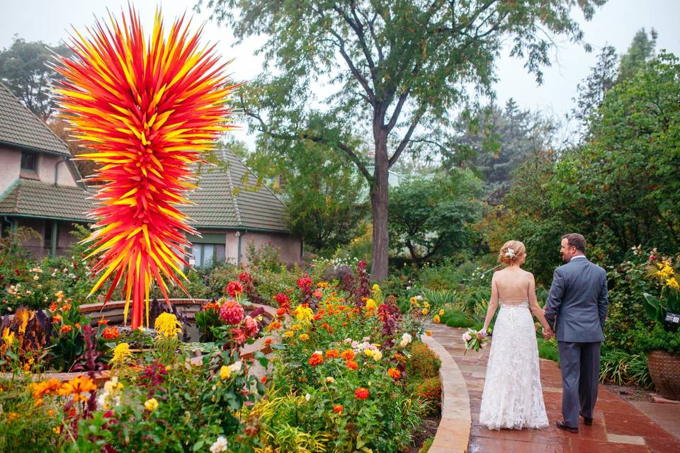 Annuals Garden Wedding