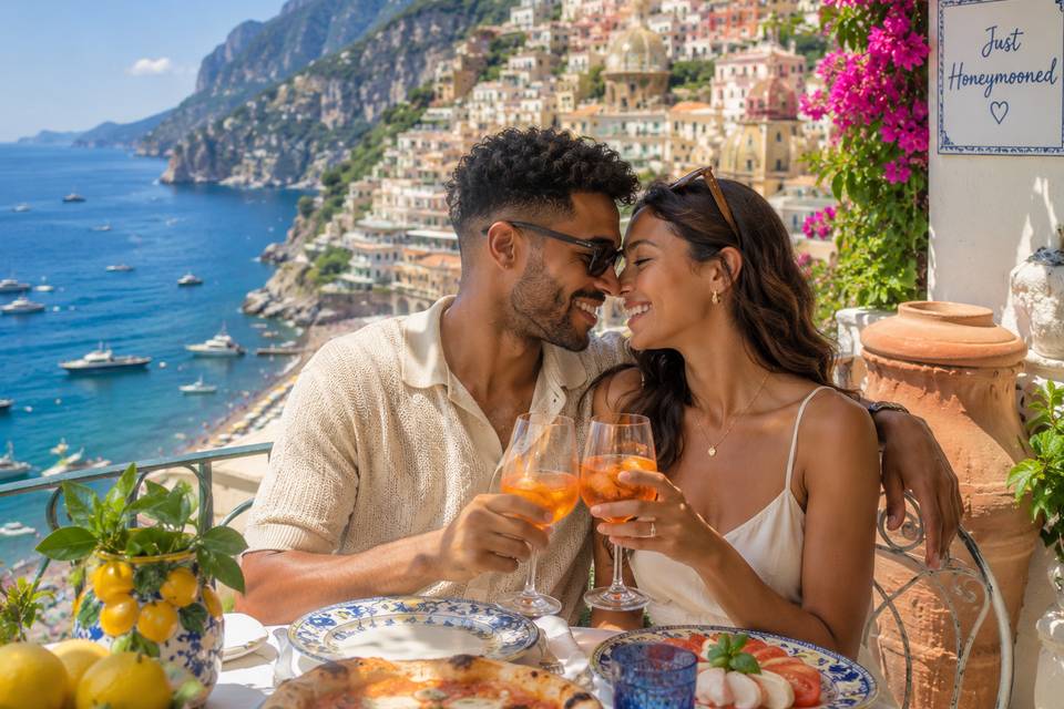 Almafi coast honeymoon