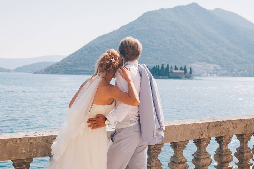 Lake wedding
