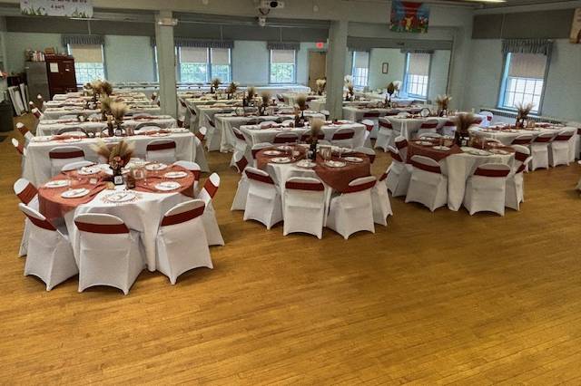 Reception tables