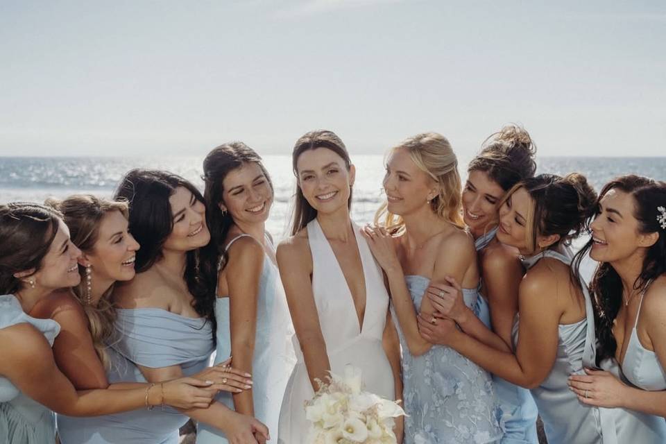 Bridal party makeup
