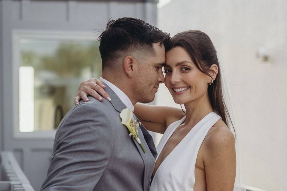 Soft glam bridal makeup
