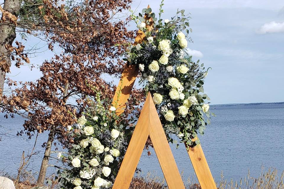 Triangle Arch on Sebago Lake