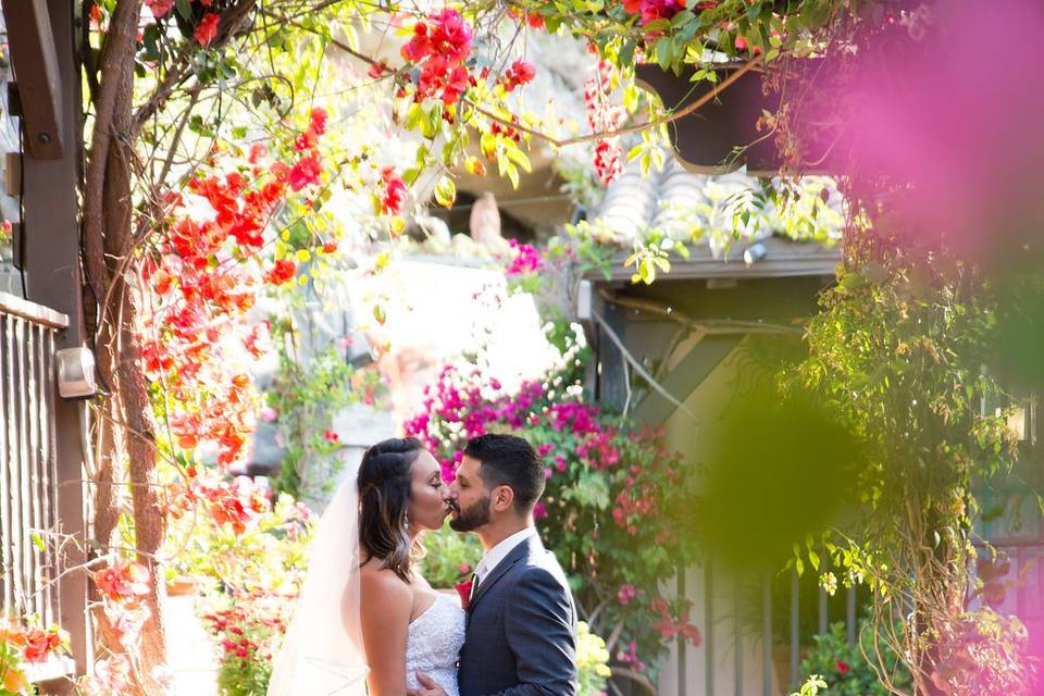 The bride and groom| photo: face on by tamara