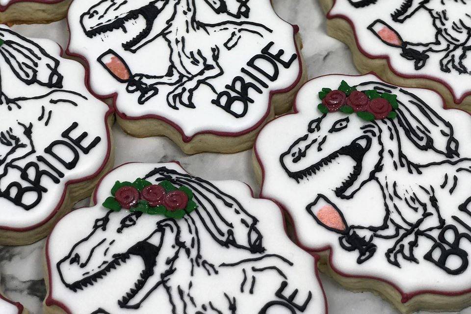 Custom bridal shower cookies