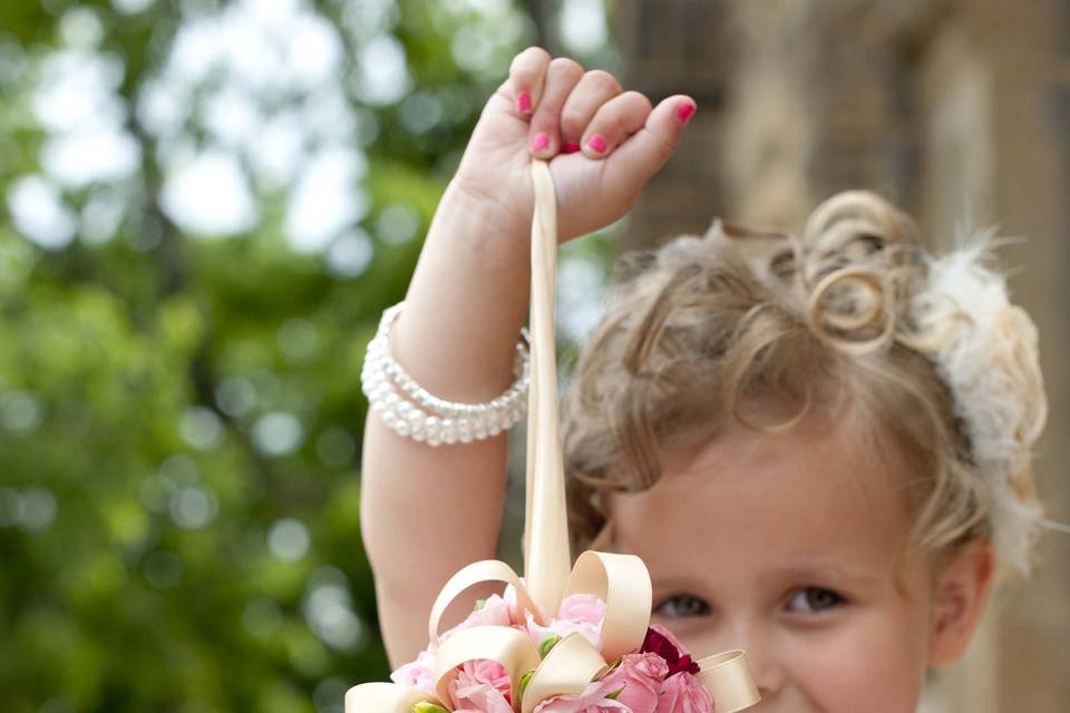 Sweet Flower Girl Pomander Ball