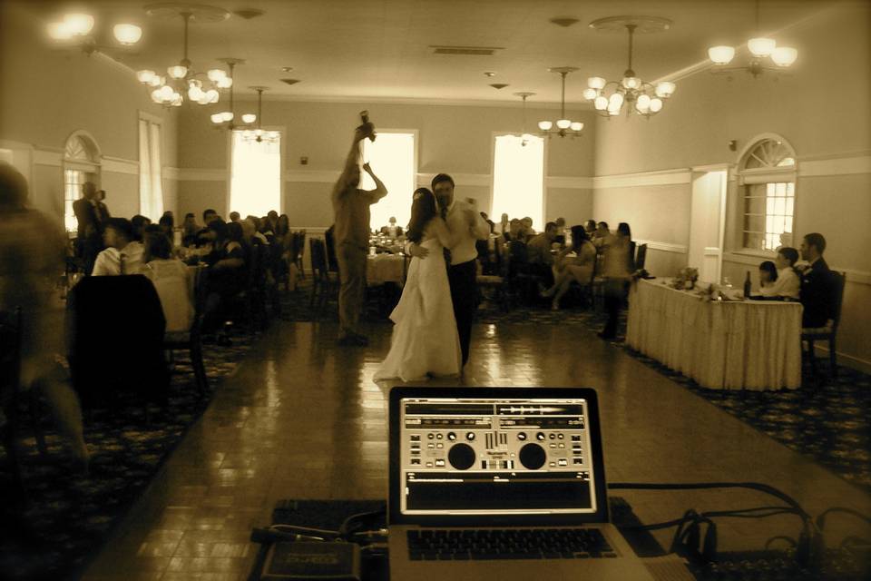 A recent wedding reception that I DJ'd in East Bridgewater, MA.