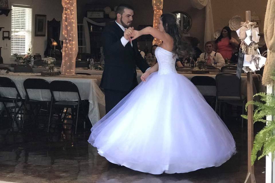 Couple dancing