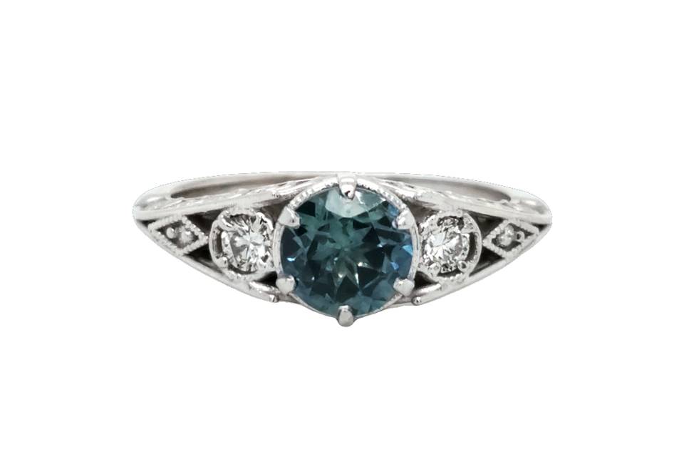 Montana Sapphire Vintage Ring