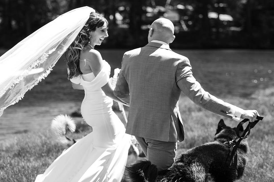 Couple with Dogs Donner