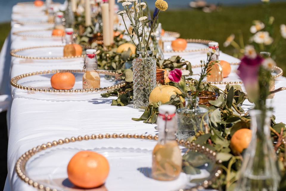 Donner Pavilion Wedding Table