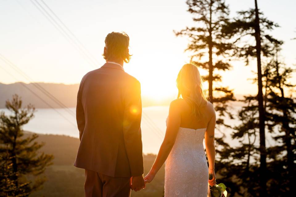 Heavenly Lake Tahoe Sunset