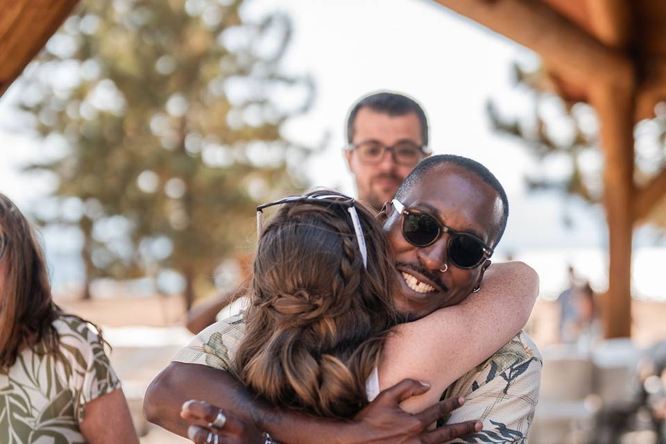 Nevada Beach Pavilion Wedding