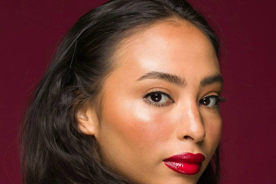 Striking look
