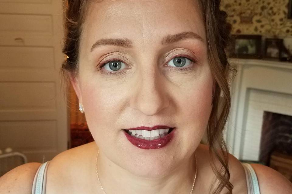 Bride makeup trial