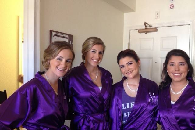 Bridesmaid makeup